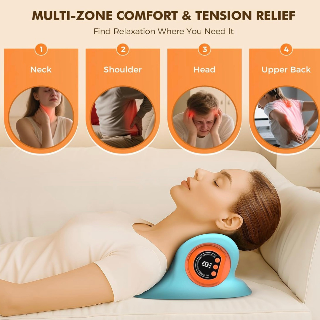 3-in-1 Neck Massager | Heat, EMS & Vibration